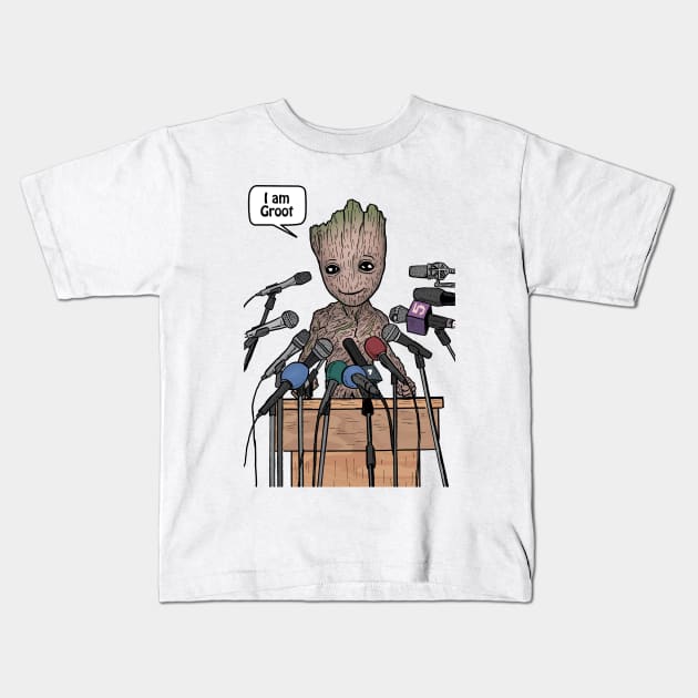 Am I Groot? Kids T-Shirt by matan kohn